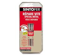 SINTO - Répare Métal Rapide - Rebouche, Assemble, Soude - Résiste à la Pression, à l'Eau et Températures Extrêmes - Ne Dilate Pas - Intérieur Extérieur - Cuivre -Technique Professionnelle - 60g