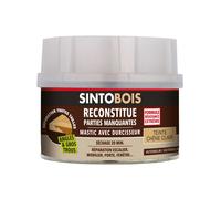 Mastic à bois SINTOBOIS 550g avec tube durcisseur 30g - Chêne clair - SINTO - 139751