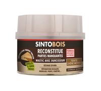 Sinto – Mastic à bois bi-composant pour angles et gros trous chêne moyen – 500 ml