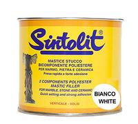 Sintolit Mastic pour marbre solide blanc Ml.750
