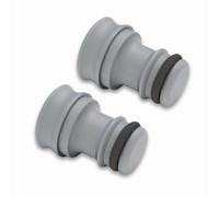 Sintrix Fab Bouchon de Fermeture Compatible avec Gardena, avec Joint d'Étanchéité, pour Tuyaux 13 mm (1/2 Pouces) et 15 mm (5/8 Pouces), Bouchon Aveugle Anti-Fuite pour Jardin