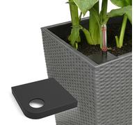 Sintrix Fab Couvercle de bac de remplissage compatible avec Lechuza CUBICO 40/50, CUBICO Alto, Cube 40/50 et Trio 40 - Couvercle noir pour puits d'eau - Accessoires pour pots de fleurs Lechuza