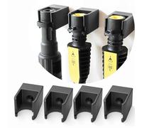 Sintrix Fab Lot de 4 supports muraux pour accessoires de nettoyeur haute pression compatibles avec les lances et embouts Kärcher - Support de rangement pour garage, abri de jardin et atelier
