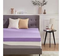 SINWEEK Surmatelas Doux ventilé en Mousse à mémoire de Forme en Gel de 10,2 cm, certifié CertiPUR-US, lit Simple, Violet