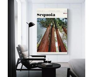 sinyumoney Sequoia National Park Travel Art Tableau Sur Toile, Œuvre D'art Murale Moderne Pour La Décoration Du Salon, Du Bureau Et De La Chambre 20x30inch(50x75cm)
