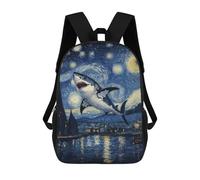 sinyumoney Shark in Starry Night Serviettes De Plage Pour Adultes, Ultra Douces Et Absorbantes, Format Extra Large, Idéales Pour La Plage Et La Piscine, 130 X 80 Cm