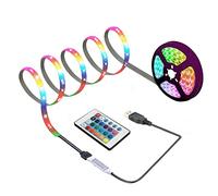 sinzau Barre lumineuse LED avec télécommande à 24 touches, 2M USB Lampe LED pour fête et décoration DIY