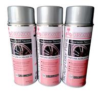SIO Lot 3x Peinture Jantes Argent Aluminium 400 ml - Bombe Acrylique Haute Résistance - Séchage Rapide - Finition Métallisée Professionnelle pour Jantes Alu & Acier