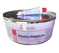 SIO Mastic pour plastiques 1 kg - Réparateur plastique voiture professionnel - Mastic carrosserie pour pare-chocs, ABS, PVC et fibre - Remplissage, étanchéité et réparation plastiques automobiles