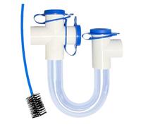 Siphon à Condensats En U Raccord de vidange condensat for siphon en U PVC | 3 4 Système CVC croisé à brosse en T