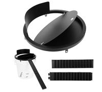 Siphon à souris en forme de seau de 5 gallons - Piège à réinitialisation automatique en métal pour rats et souris, contrôle des parasites intérieur et extérieur