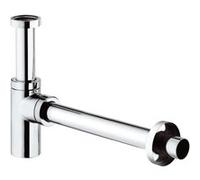 Kludi – Siphon de lavabo en bouteille Design 1002005-00 chromé