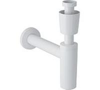 Siphon anti-odeurs à tube plongeur Geberit pour sortie WT 151024111 horizontale. d32 G1 1/4" blanc -alpin