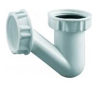 Valentin Siphon de bidet en V PVC Ø 32 mm 11/4 blanc