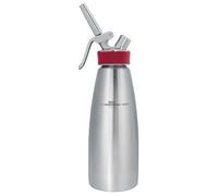 Siphon de 1 litre, en acier inoxydable, pour la préparation de crème chantilly, modèle Gourmet Whip