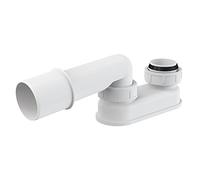 Siphon de baignoire ALCAPLAST 50 mm en Polypropylène, Résiste à la pression 588 Pa et à la température jusqu’à 95°C, Siphon de plomberie pour baignoire