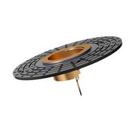 Siphon de douche en cuivre avec filtre anti-odeur | Prévient le refoulement du drain de sol de salle de bain | Remplacement universel pour toilettes anti-obstruction | 10 x 10 x 4,5 cm