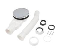 Siphon de douche fin blanc 90 mm | Ce piège à déchets de douche fin fournit un drainage efficace de l'eau pour l'inondation du sol de la salle de bain.