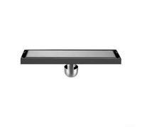 Siphon de douche linéaire invisible 50 cm pour insert de carrelage en acier inoxydable