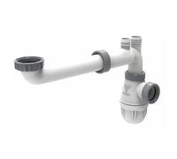 Siphon de lavabo déporté - diamètre 32 mm - gain de place - Connectic VALENTIN