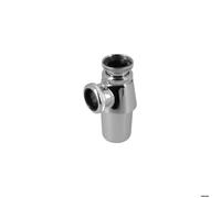 Siphon de lavabo en laiton chromé brillant Nicoll L3211 - Diamètre d'entrée 32mm - Diamètre de sortie 32mm