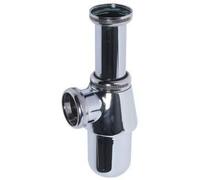 Siphon de lavabo en laiton - Wirquin 30718960 - Garde d'eau 50mm - Réglable en hauteur