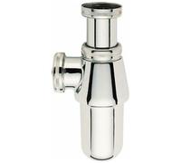 Siphon de lavabo et bidet laiton 33/42 chromé grand culot VIEGA