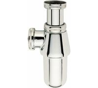 Siphon de lavabo et bidet laiton 33/42 chromé grand culot VIEGA