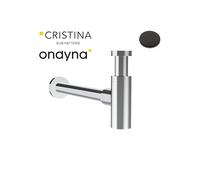 Siphon de lavabo laiton black mat - CRISTINA ONDYNA AC39013