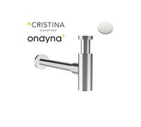 Siphon de lavabo laiton white mat - CRISTINA ONDYNA AC39024