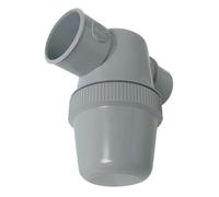 Siphon de lavabo - NICOLL - PVC-C - Entrée horizontale Ø50 - Couleur gris - Classement M1