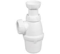 Siphon de lavabo réglable Ø32 mm blanc