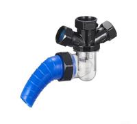 Siphon de pour sol Anti-Odeur 45° ABS Silicone Drainage Siphon(three) | ABS + silicone, conception 45°, évite air vicié, balcon, lavabo, machine à laver