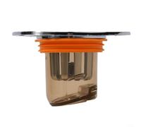Siphon de pour sol Automatique Anti-Odeur 72mm pour Douche Siphon | Ouverture automatique par gravité, fermeture hermétique anti-odeurs, filtre intégré, installation sans outil, flux fluide