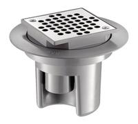 Delabie Siphon sol dur à hauteur réglable 100 x 100 sortie Ø40 682001