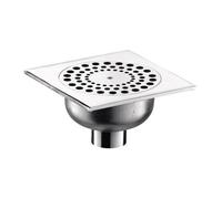 Delabie Siphon de sol à encastrer 684000 Ø40 laiton chromé 140x140 garde d'eau 18 mm