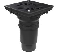 Siphon de sol Chud?j D110-250 avec clapet anti-retour, grille en fonte avec dispositif de verrouillage 731 Sz