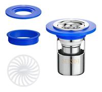 Siphon de sol de douche - Unbrand - Anti-odeur - Clapet anti-retour - Pour lavabo de douche - Diamètre 32 mm