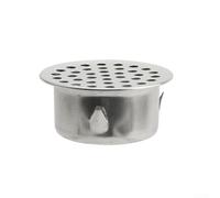 Siphon de sol en acier inoxydable pour tuyaux de toit et de balcon - Design creux pour éviter le blocage des débris - Convient aux tuyaux de vidange en PVC pour un débit efficace de l'eau de pluie (50