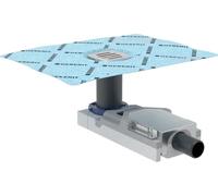 Siphon de sol Geberit SH 30 - 40 mm pour Reno, sortie 40 mm, grille incluse, 1 pièce.