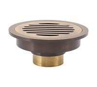 Siphon de Sol Rond, Siphon de Douche Circulaire en Cuivre Facile à Drainer pour la Cuisine
