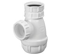 Siphon de vasque compact Valentin blanc 32mm