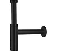 Siphon design Hansgrohe, Flowstar S, DN32, distance au mur de 330 mm, noir mat, 1 pièce.