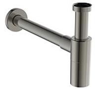 Siphon design Ideal Standard T4441GN 7 x 32,5 x 15,2 cm, argent tempête
