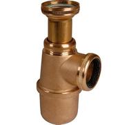 Siphon d'évier à culot laiton brut - 1'1/2 - Ø 40 mm - Valentin | Siphon d'évier à culot laiton brut - 1'1/2 - Diamètre 40 mm - Valentin