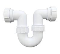 Siphon d'évier pivotant multi-fit 40 mm conforme à la norme BS EN 274-1:2002. Avec rondelle d'étanchéité EPDM et joint d'étanchéité de 75 mm. Siphon de lavabo, idéal pour une solution efficace de