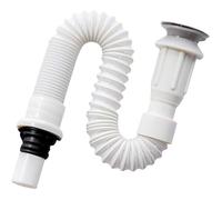 Siphon d'évier, siphon gain de place, évacuation d'évier flexible, évacuation d'évier, extensible de 40 à 80 cm