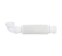 siphon d'évier - WIRQUIN - Senzo D32 - extra-plat - membrane silicone anti-odeurs - raccord Push-Fit