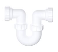 Siphon en P pivotant pour évier de 40 mm conforme à la norme BS EN 274-1:2002. Avec rondelle d'étanchéité EPDM et joint d'étanchéité de 75 mm. Siphon de lavabo, idéal pour une solution efficace de