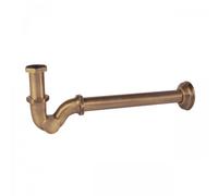 Siphon en S articulé pour lavabo Laiton Mat - TRES 03463820LM